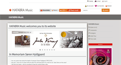 Desktop Screenshot of hafabramusic.com