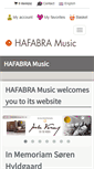 Mobile Screenshot of hafabramusic.com